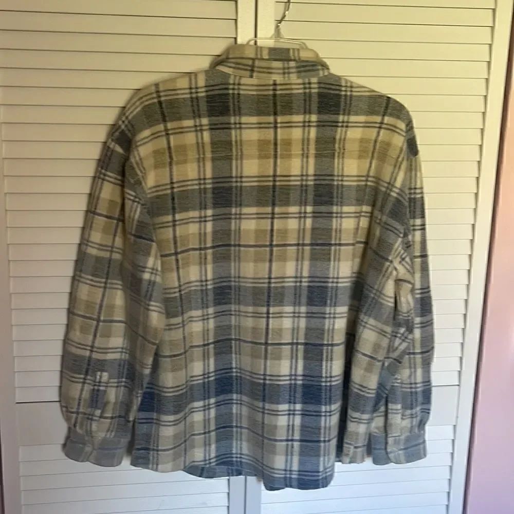 Cherokee Shackleton Blue & Light Beige Plaid - Picture 3 of 3
